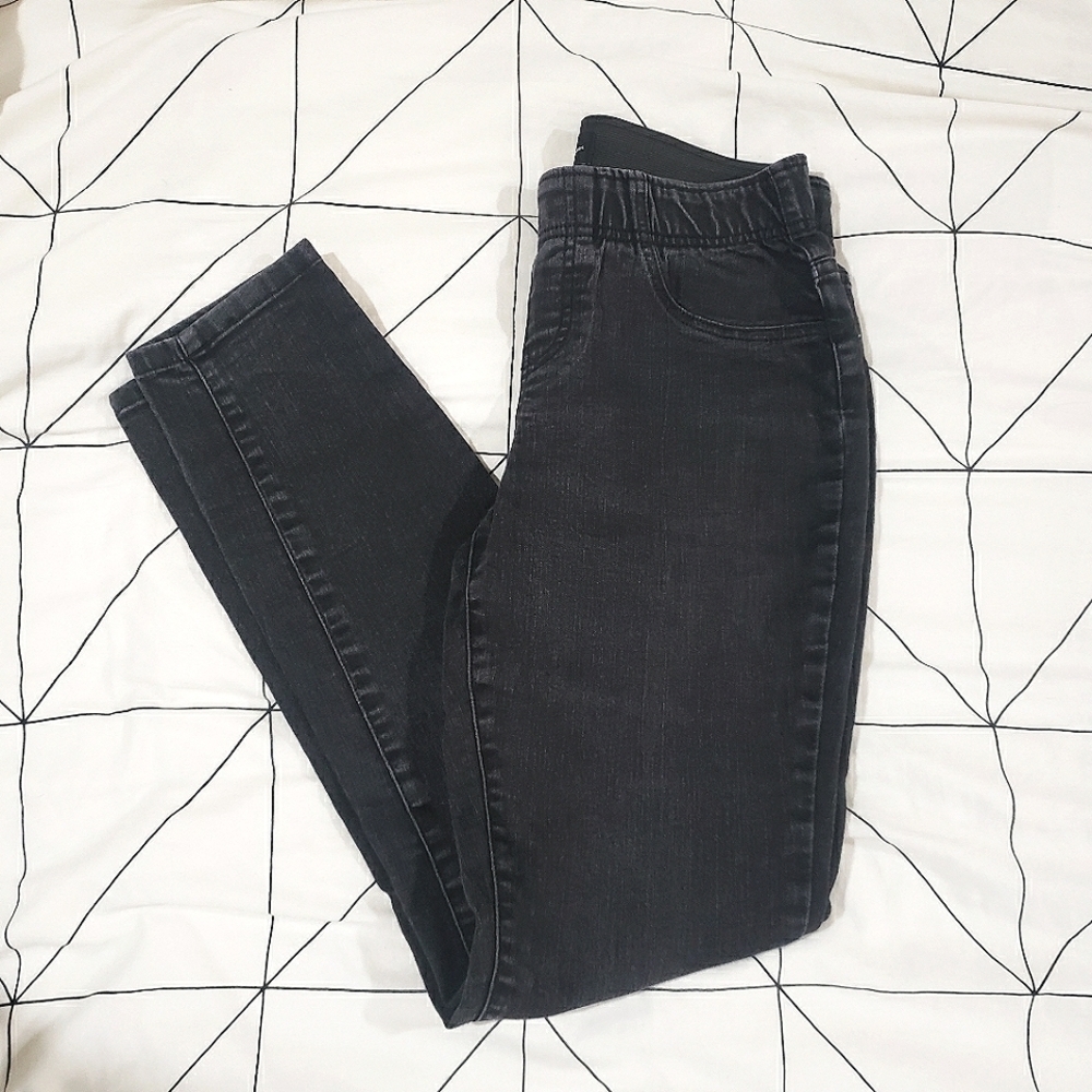 Jones New York Elastic Waist Black Jegging Jeans Size 6